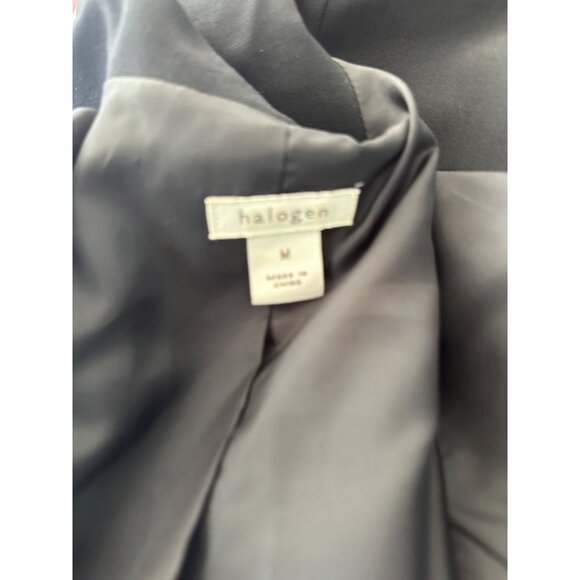 HALOGEN Black Office Three Button Blazer Size Medium - Picture 6 of 6